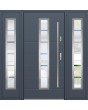 Fargo 12C T - stainless steel front door with two side panels