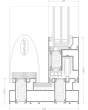 HS Lift and slide terrace door / balcony door