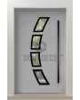 LIM 21A - aluminum front door with glass