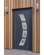 LIM 21A - aluminum front door with glass