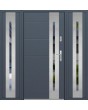 Fargo 26 T - solid metal entrance door with two side panels