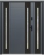 Fargo 26 T - solid metal entrance door with two side panels