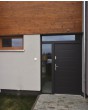 custom configuration - Fargo door with left and top sidelight (view from the outside)