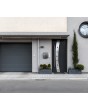 Fargo 38 - house door
Colour: smooth anthracite; Glass type: black cube