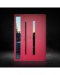 Aluminum Hinged LIM front door with left sidelight (view from the outside) 