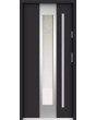 Sta Amerigo - stainless steel contemporary door with glass