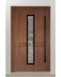 LIM AP01 - secure aluminum front doors with glass