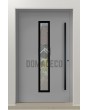 LIM AP01 - secure aluminum front doors with glass
