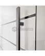 LIM AP04 double - aluminum hinged double front door with stripes