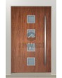 PIVOT AP08 - large pivot aluminum door with glass