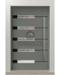 LIM AP18A - aluminum single front door