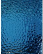 PIVOT B3 - aluminum pivot door covered with blue stainless steel sheet