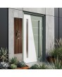 Green security stainless steel front door for residential home