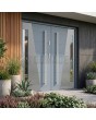Sta Balmat Double - security double stainless steel front door for residential home