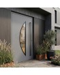 LIM Bow - matte finish aluminum door with glass