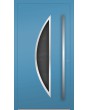 LIM Bow - matte finish aluminum door with glass