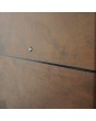 LIM Bruno double - double aluminum front door covered with rust sintered quartz