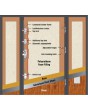 Fargo 26C T - front door with two side panels
