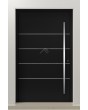 LIM C10 - strong aluminum entry door with stripes