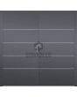 LIM C10 double - strong aluminum double doors with four stripes