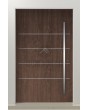 LIM C10 - strong aluminum entry door with stripes