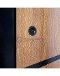 LIM C13 double - solid aluminum double entrance door