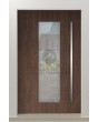 PIVOT C16 -  insulated exterior aluminum pivot door with window