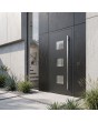 Anthracite luxury modern aluminium front door