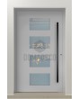 LIM C2 - modern aluminum front door for home