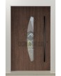 PIVOT C20 - aluminum pivot door with glass