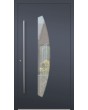 LIM C20 - aluminium storm entry door with glass
