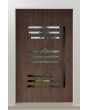 PIVOT C24 - aluminum pivot front door with vertical windows