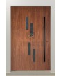 PIVOT C25 - aluminum pivot front door with four windows