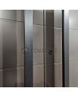 LIM C3 double -  front entrance aluminum double door