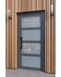 LIM C9 - modern aluminum front door for home