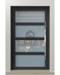 PIVOT C9 - glazed aluminum pivot door