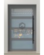 PIVOT C9 - glazed aluminum pivot door