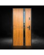 Sta Cartier trois noir - prehung Steel Door with glass
