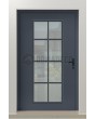 PIVOT CL06 -  classically styled traditional aluminum pivot door with glass