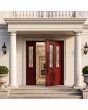 LIM CL18 - traditional style entry door with glass