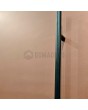PIVOT M14 - aluminum pivot door with copper texture of milled metal