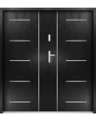 Sta Cortez Double - energy-efficient double front entry metal door