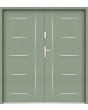 Sta Cortez Double - energy-efficient double front entry metal door