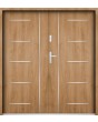 Sta Cortez Double - energy-efficient double front entry metal door