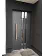 anthracite front aluminium door