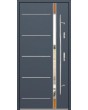 Fargo Fi04D - future inox - silver front door