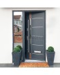 Fargo Fi04D - future inox - silver front door