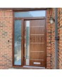 custom configuration - Fargo door with left and top sidelight (view from the outside)