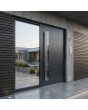 Aluminum Hinged LIM front door with left sidelight (view from the outside) 