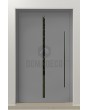 PIVOT Flet B - contemporary pivot door with long glass
